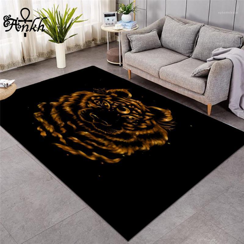 

Tiger by Taemin Ankh Large Carpets for Living Room Luxury Floor Mat Black Golden Area Rug 122x183cm Tapete Animal Moon Alfombra1, Deer
