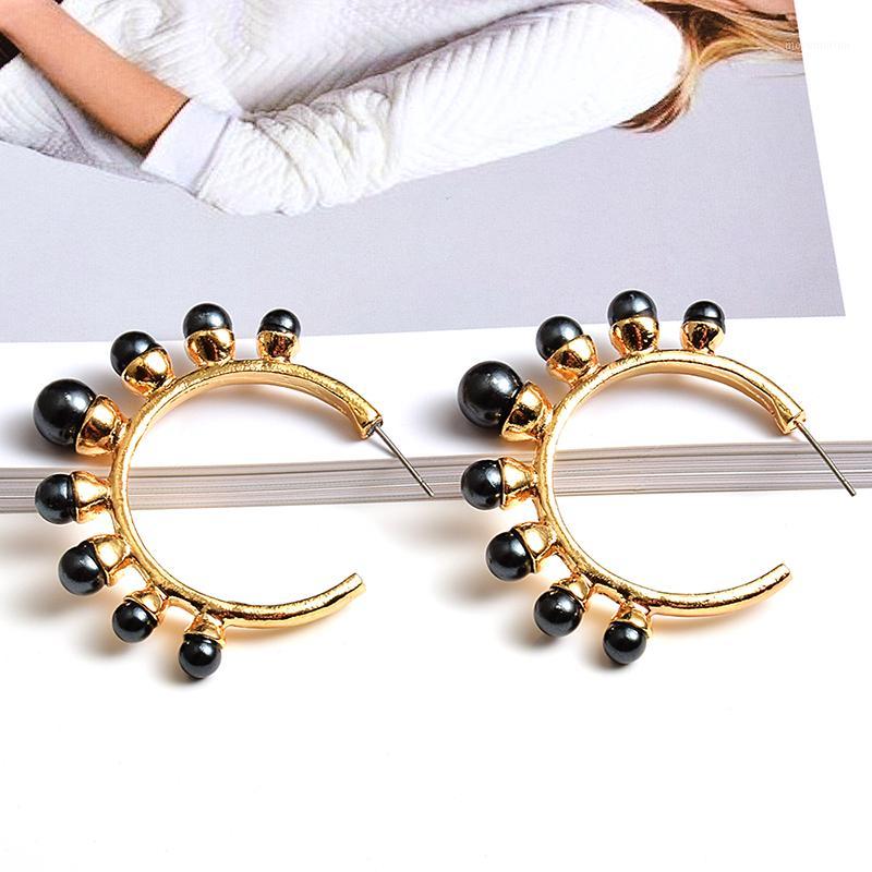 

New Arrival Round Metal Earrings Statement Fashion Trend Drop Earring Fine Jewelry Accessories For Women Wholesale1