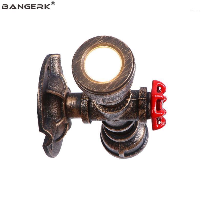 

Vintage Valve Decor Water Pipe Wall Lamp Loft Industrial LED Wall Light Sconces Bedside Home Lighting Wandlamp Rust Fixtures1