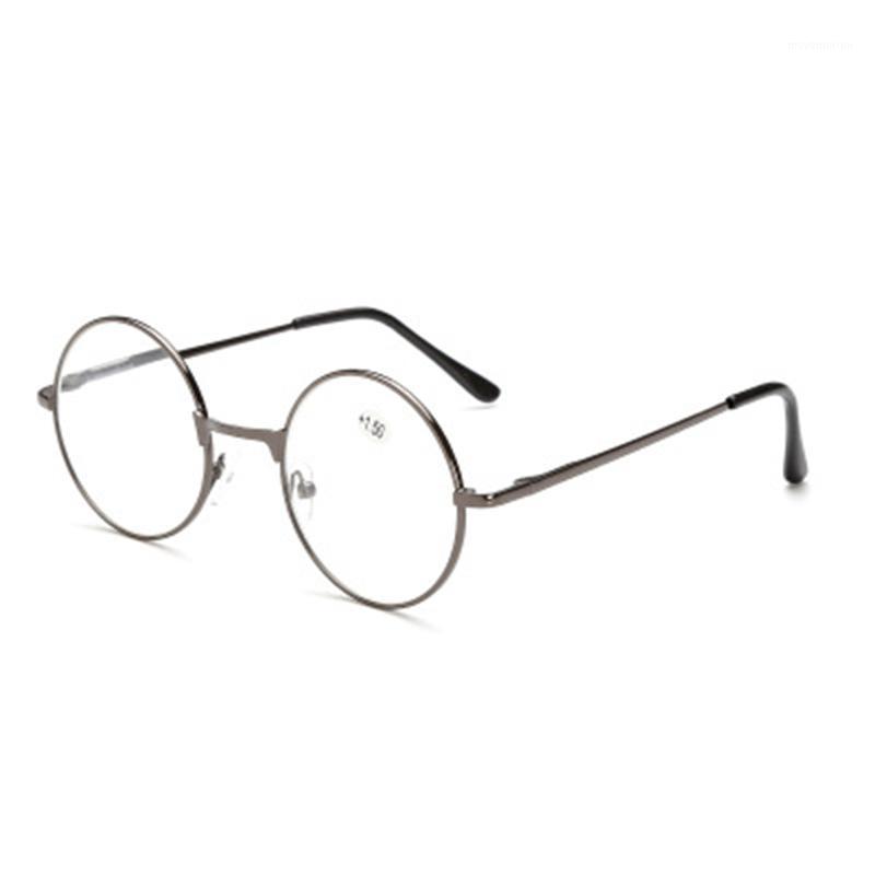 

Round Metal Reading Glasses magnifier Women Men Vintage Presbyopia Spectacles1