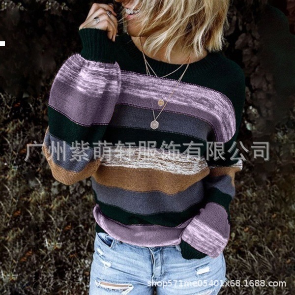 

New Autumn 2021 and New Winter Fashion Around Neck Tarja Women' Knife Sweater Streetwear 8wq9 88JV