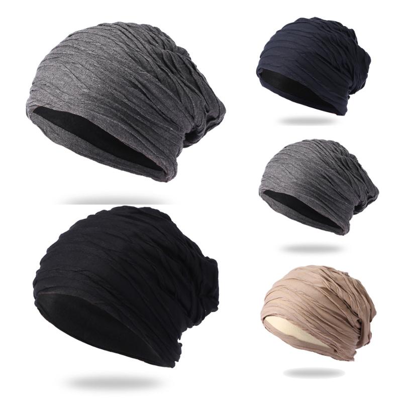 

Multi-style Unisex Skull Slouchy Caps Hat Casual Beanies for Men Women Warm Knitted Winter Hat Fashion Solid Hip-hop Beanie, Black