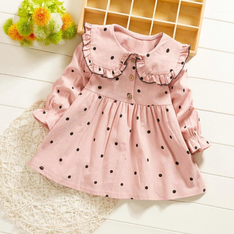 

2020 New Winter Newborn Dress Infant Baby Clothes Dress For Girl Clothing Princess Party Christmas Dresses Baby Spring1, Pink