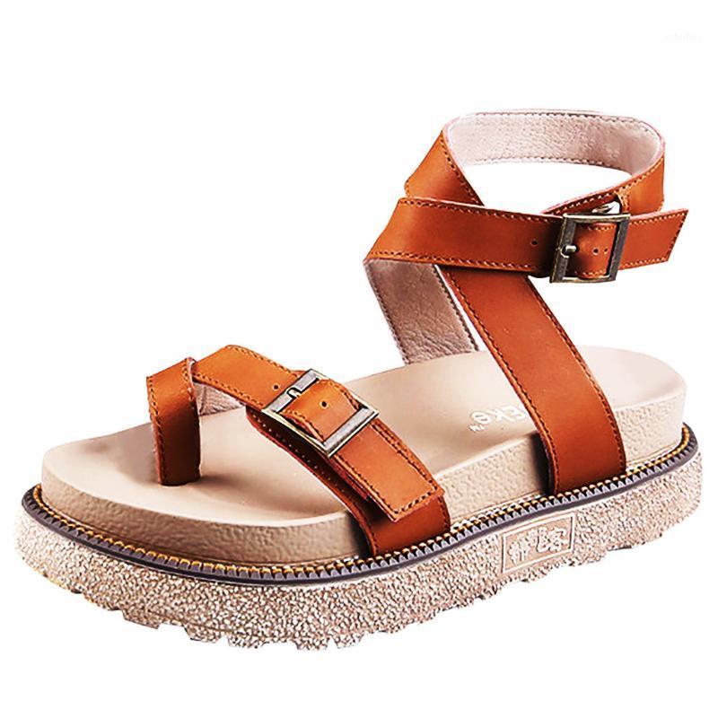 

SAGACE Sandals Woman Rivet Thick-bottomed Cross-tie With Buckled Heel Female Large Size Trend Honorable Summer Sandals Women1, Black