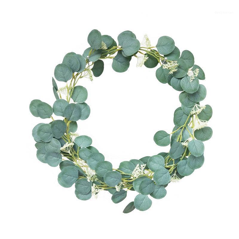 

2M Artificial Eucalyptus Garland Long Silver Dollar Leaf Plants Wedding Decor 1x1
