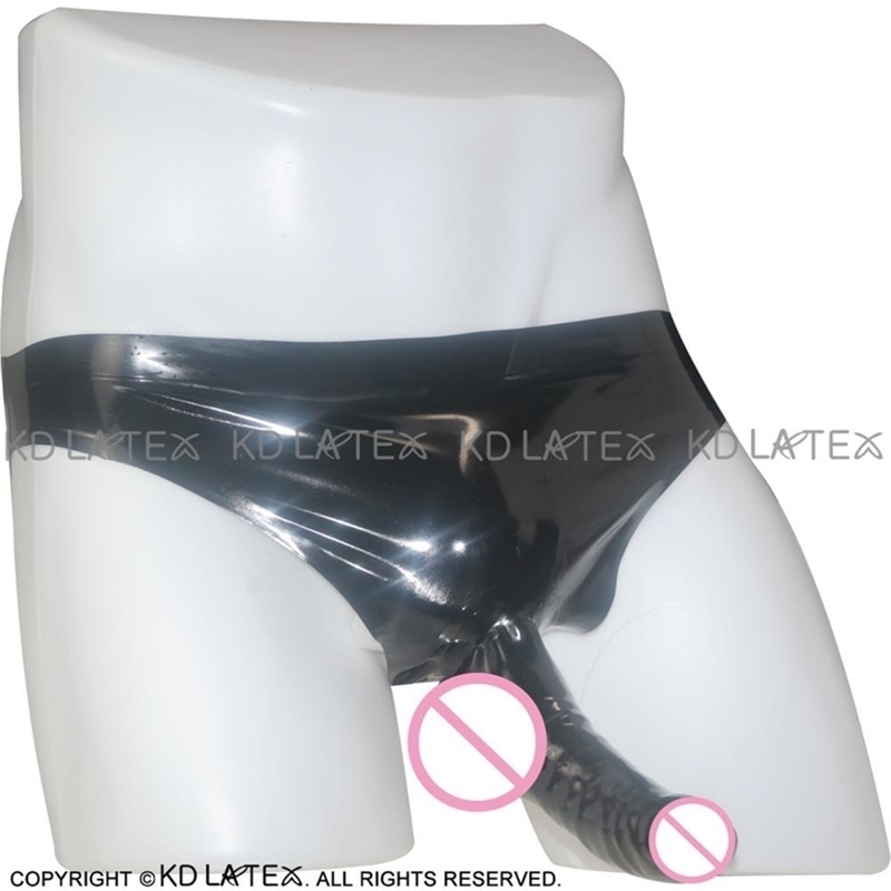 

Black Low Cut Sexy Rubber Latex Briefs With Anatomical Sheath Underwear Shorts Panties DK-0006 201112, Red