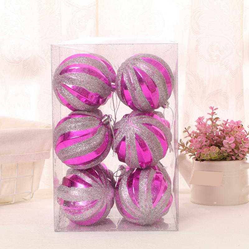 

12 Pcs Christmas Xmas Tree Ball Glitter Bauble Hanging Home Party Ornament Decor1