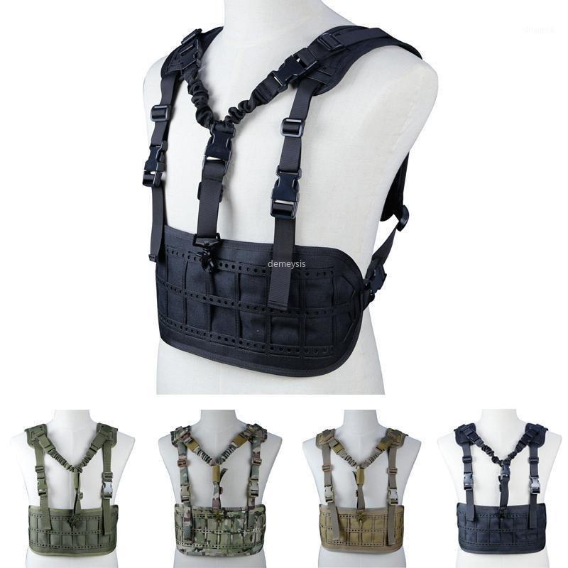 

Tactical Vest with Detachable Gun Sling Adjustable Quick Release Molle Hunting Vest1, Black