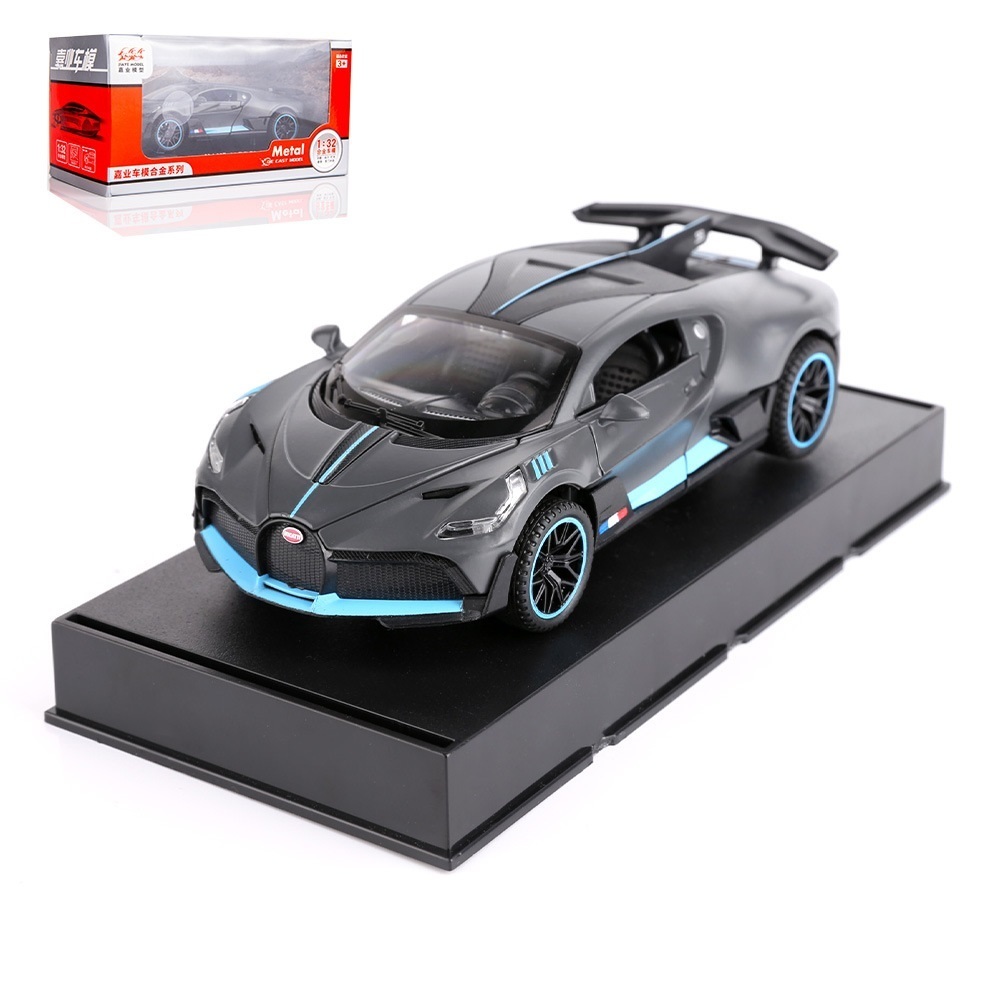 

1/32AlloyCarModelSize14.5CmBugattiSportCarDivoVB32603Collective3OpenDoorsWithBase