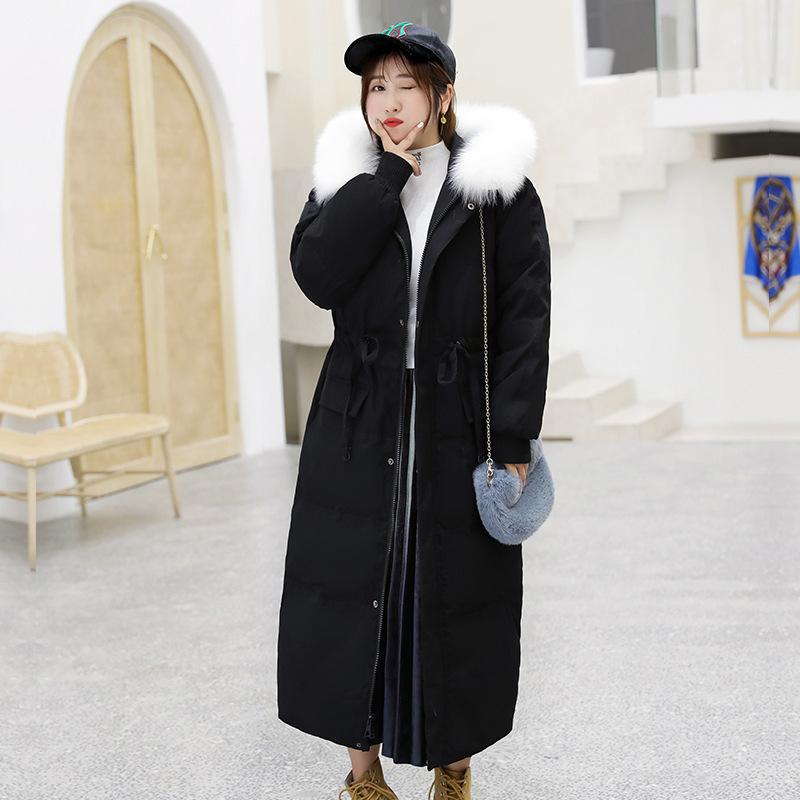 

white duck plus size, winter coat, women's clothing, 2020, korean down jacket, warm Park, 801, Is white