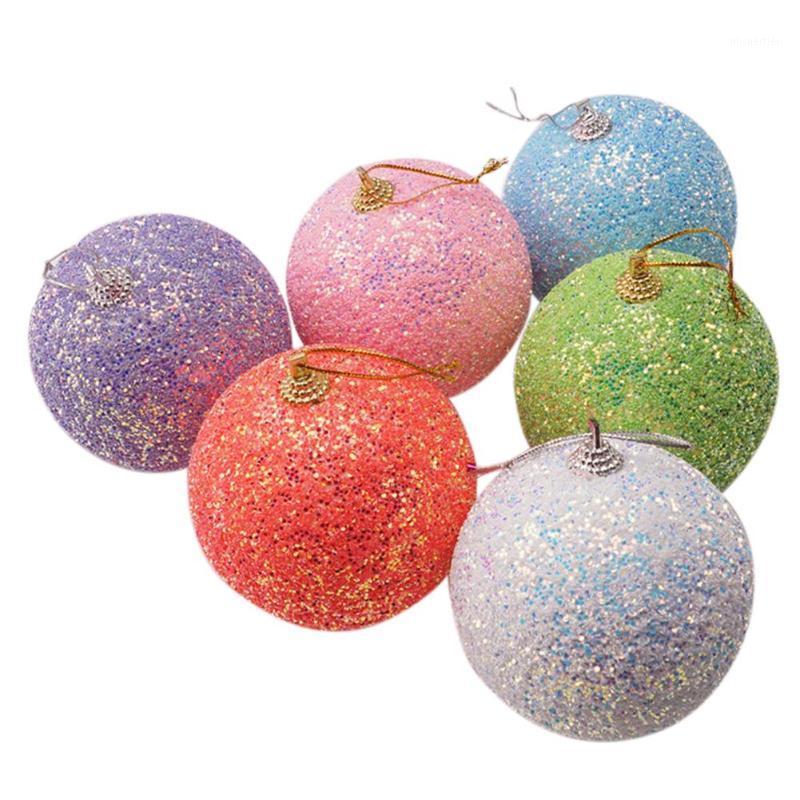

8cm Christmas Ball Ornaments Foam Christmas Tree Pendant for Shopping Mall Showcase Home Decoration1