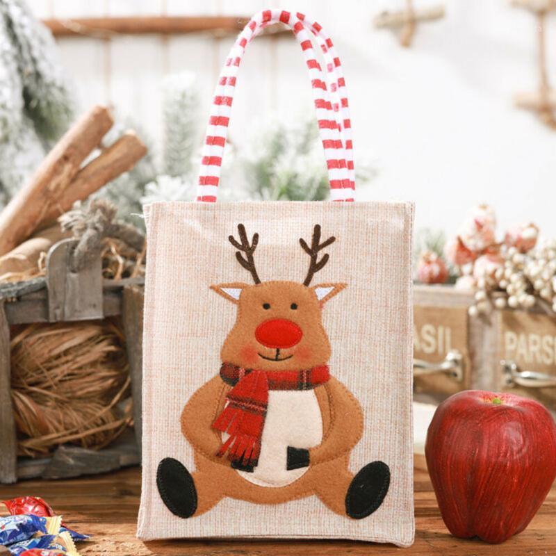 

Santa Claus Christmas Candy Bag Elk Pants Treat Pocket Home Party Gift Decor Uk1
