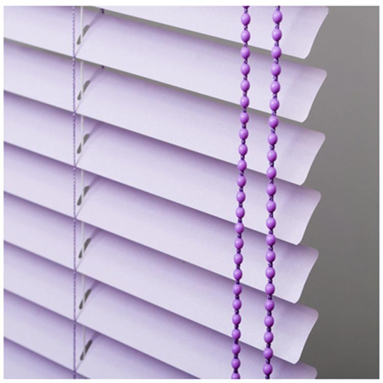 

Hot Sales Bead Rope system Aluminium Blinds 25mm Slats Waterproof Blackout Venetian Blinds Customize size, Grey