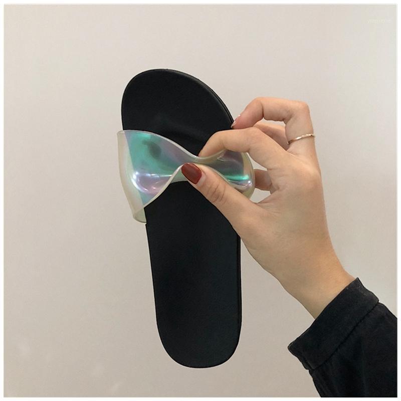 

Slippers Women New Summer Shoes Open Toe Anti Slip Indoor Home Slippers Beach Flip Flops Sandal Slides1, Gray