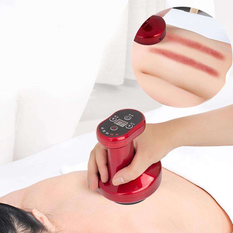 

USB Charging Scraping Machine Electric Heating Body Slim Massager Negative Pressure Cupping Chinese Physical Guasha Massager1