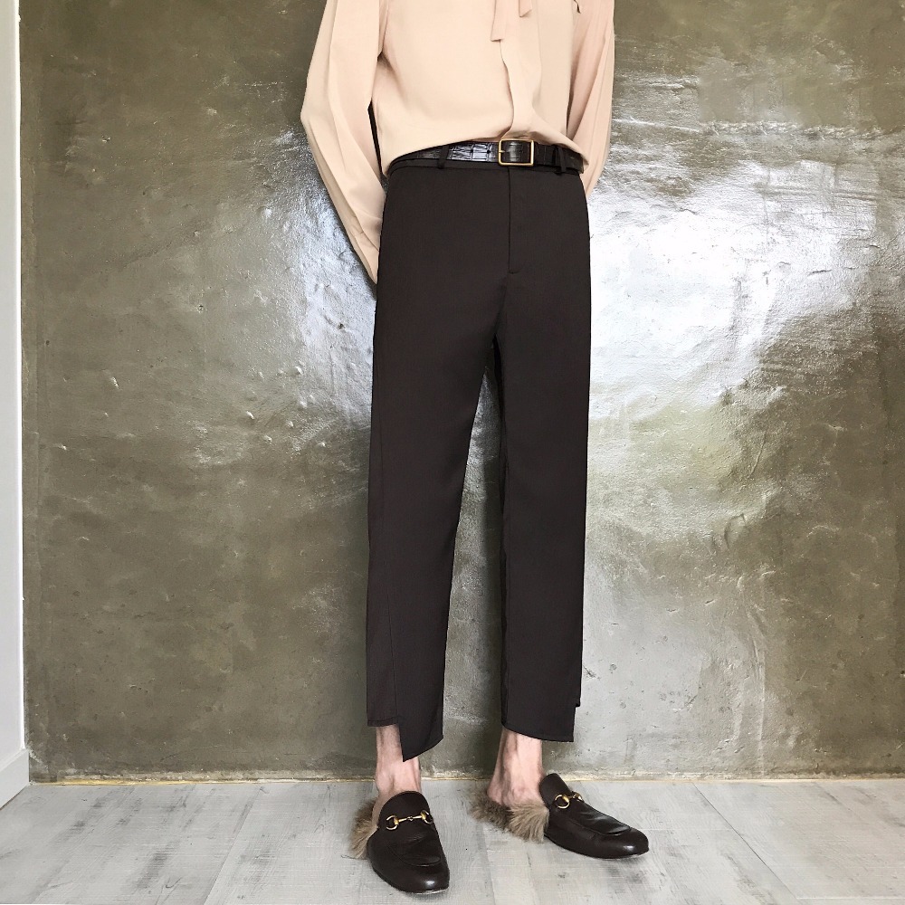 

2021 S-6xl!! New Male Home Products Scaled Seam Structure Fit Way with Nine-point Pants 00F9, 01