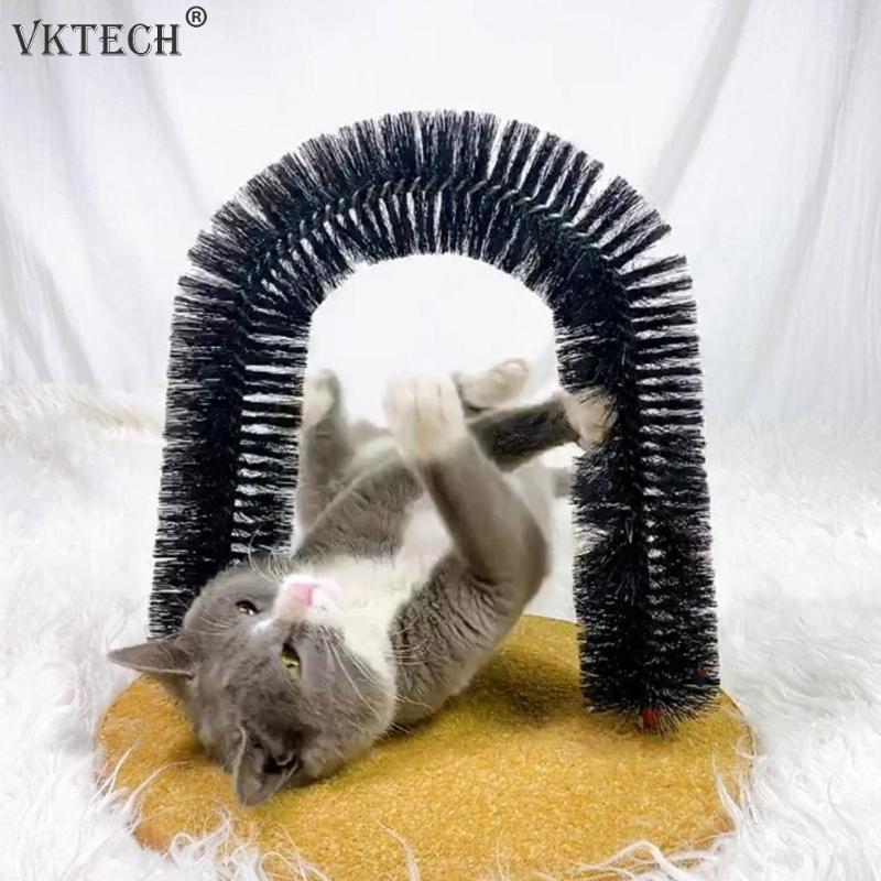

Funny Pet Massage Arch Automatic Brush Cat Toy Anti-skid Scratching Device Hair Cleaning Brush Relieve Itching Tool for Cats1
