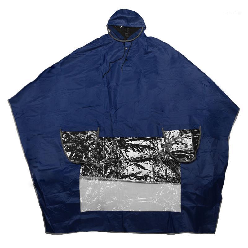 

Durable Electric Vehicle Motorcycle Poncho Waterproof Hooded Rain Coat Thicken PVC Adult Raincoat With Hat for Electric Bicycle1