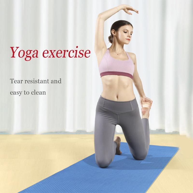 

Yoga Mat Classic Pro Yoga Mat TPE Eco Friendly Non Slip Fitness Exercise Non Slip Esterilla Mats Tappeto Fitness1, Red