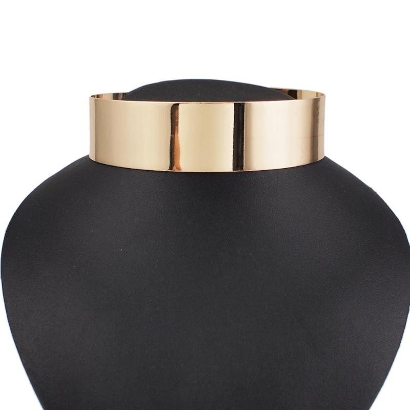 

Punk Metal Torque Chokers Necklaces Alloy Maxi Statement Necklace For Woman Collars Fashion Jewelry Wholesale UKMOC