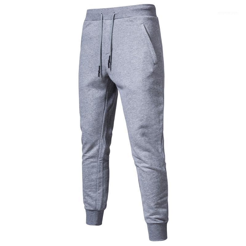 

2020 nouveau printemps coton Joggers hommes qualit Sport pantalons de survtement en cours d'excution survtement Streetwear1, Black