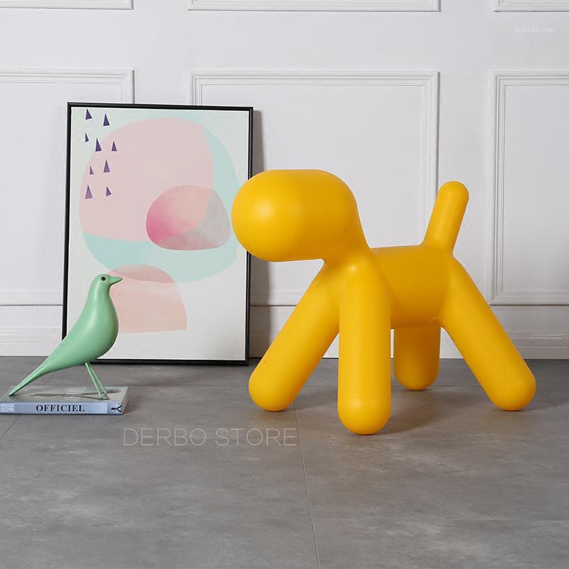 

nice Modern design plastic lovely fashion Kids Plastic Dog Chair Baby Puppy Chair Children Toy Play Small Size 1PC1
