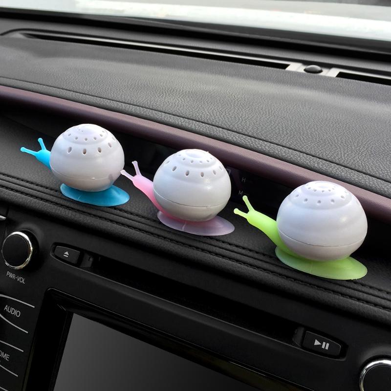 

Car Air Freshener Snail Solid Perfume Fragrance Home Wardrobe Bedroom Bathroom Automobiles Interior Suction Cup Odor Purifying