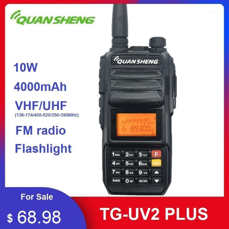 

Quansheng TG-UV2 PLUS 10W Walkie Talkie Scanner Radio vhf uhf Dual Band Woki Toki 10KM Ham CB Radio Transceiver Long Range1