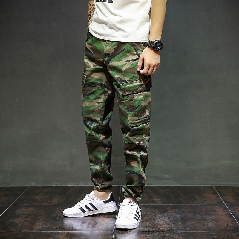 

2021 New High Street Fashion Men's Brem Jogger Denies Ankle Straps Streetwear Youth Skateboard Pants Tied Up Xnjk, 301