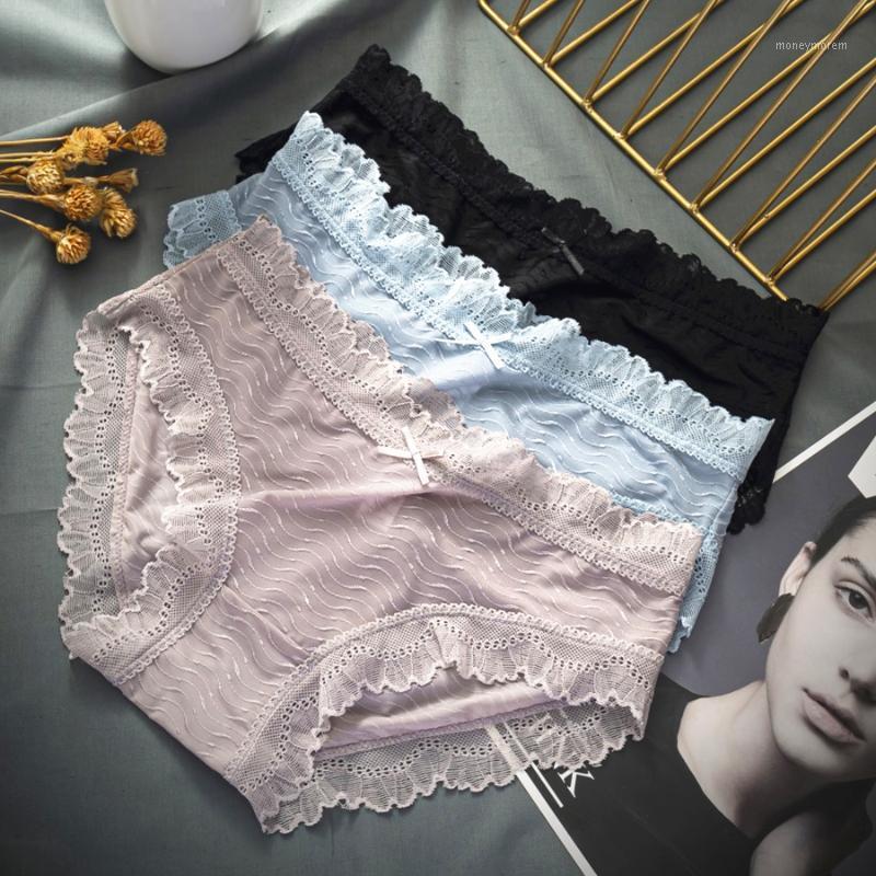 

3 Pcs Seamless Panties for Woman Underwear Sexy Briefs Solid Female Panty Hot Sale Underwear for Women Seamless Satin Panties1, Gray blue orange