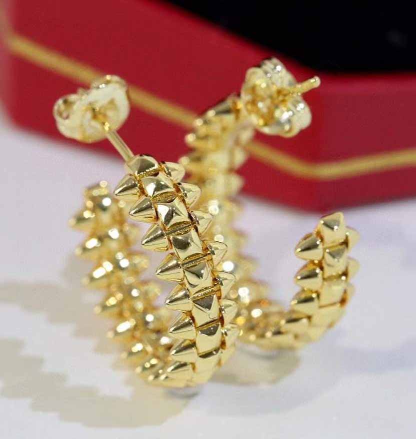 

Top quality small round drop earring in 18k gold plated rose gold and platinum mother gift free shipping PS3667