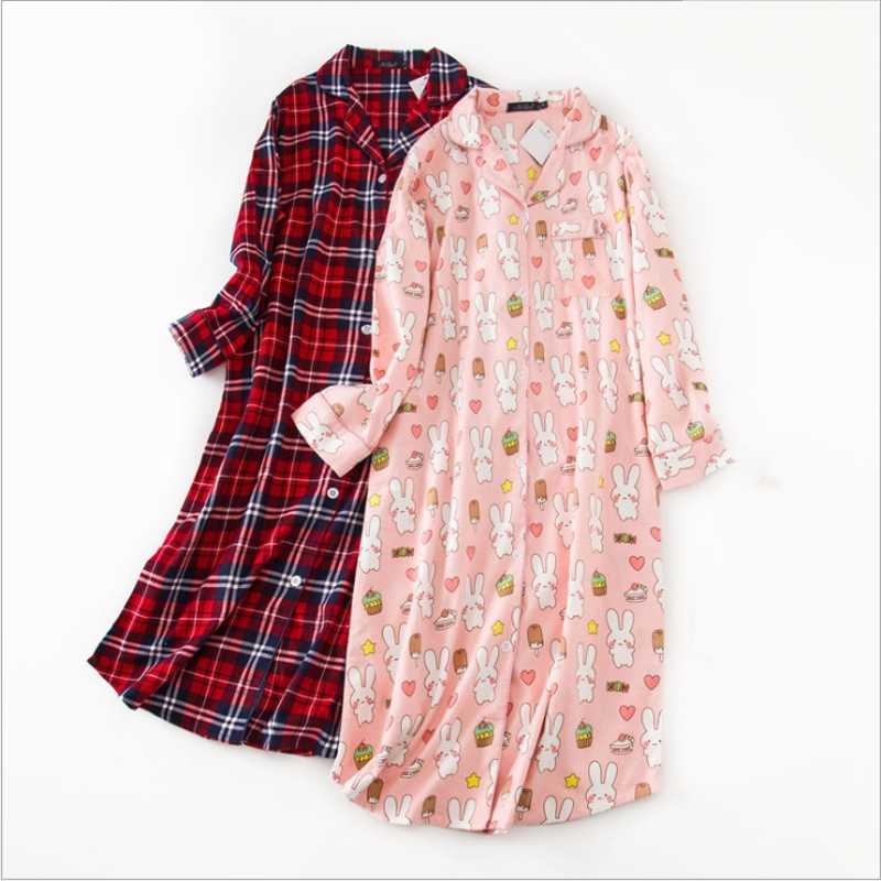 long cotton nightgowns sale