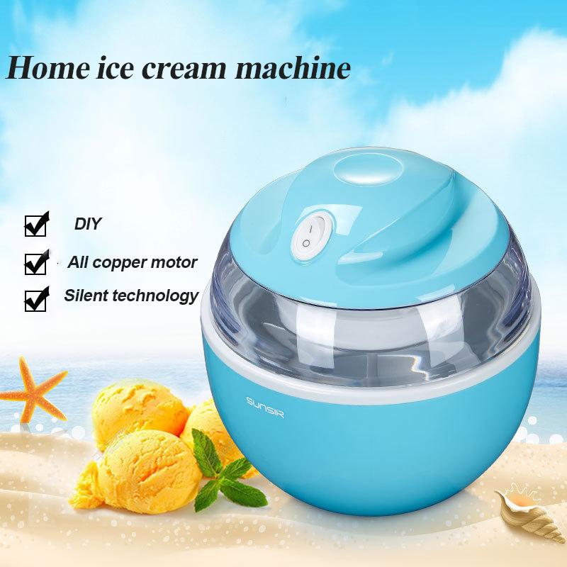 

Portable Full Automatic Ice Cream Machine 600ml Household Fast Yogurt Ice Making Machine Small Mini Cream 2020 New