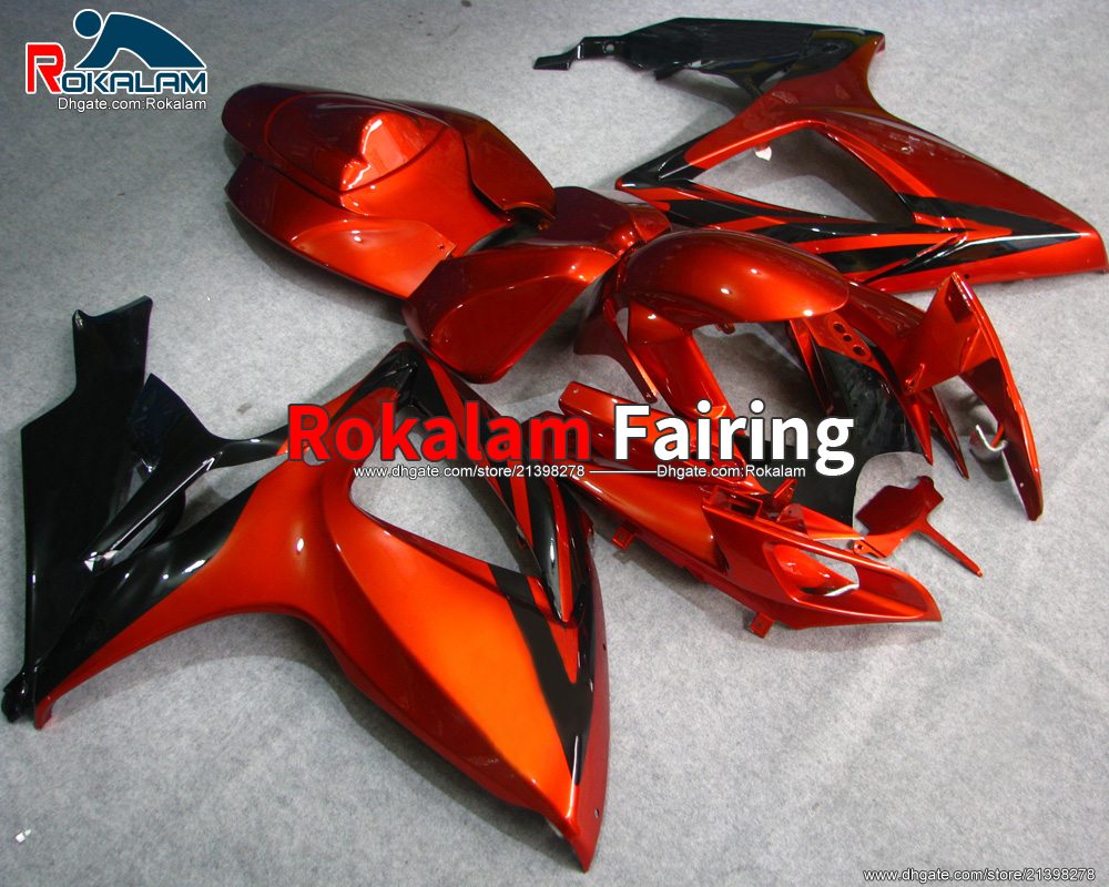 

For Suzuki Fairing GSXR750 K6 06 07 Fairings Sportbike Covers GSXR600 GSX-R750 2006 2007 (Injection Molding), Customize