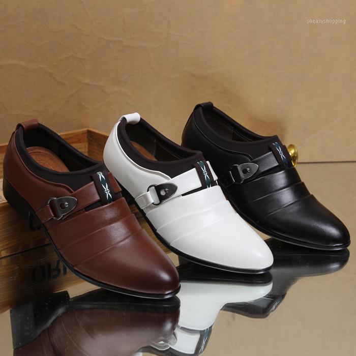 

SexeMara 2020 Leather Casual Driving Oxfords Shoes Men Loafers Moccasins Italian Shoes For Men Flats NO-9751, Black