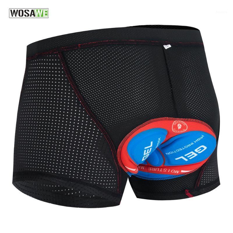 

WOSAWE 2020 Man Cycling Shorts 5D Gel Pad Bike Underwear Shockproof Bicycle Cycle Road Bike Riding Underpant Compression1