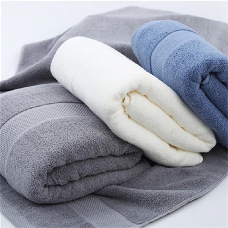 

Large Size 3 Colors High Absorbent Face Towel Thick Cotton Solid Bath Towel Beach For Adults Soft For Hotels And Homes^11, Navy blue
