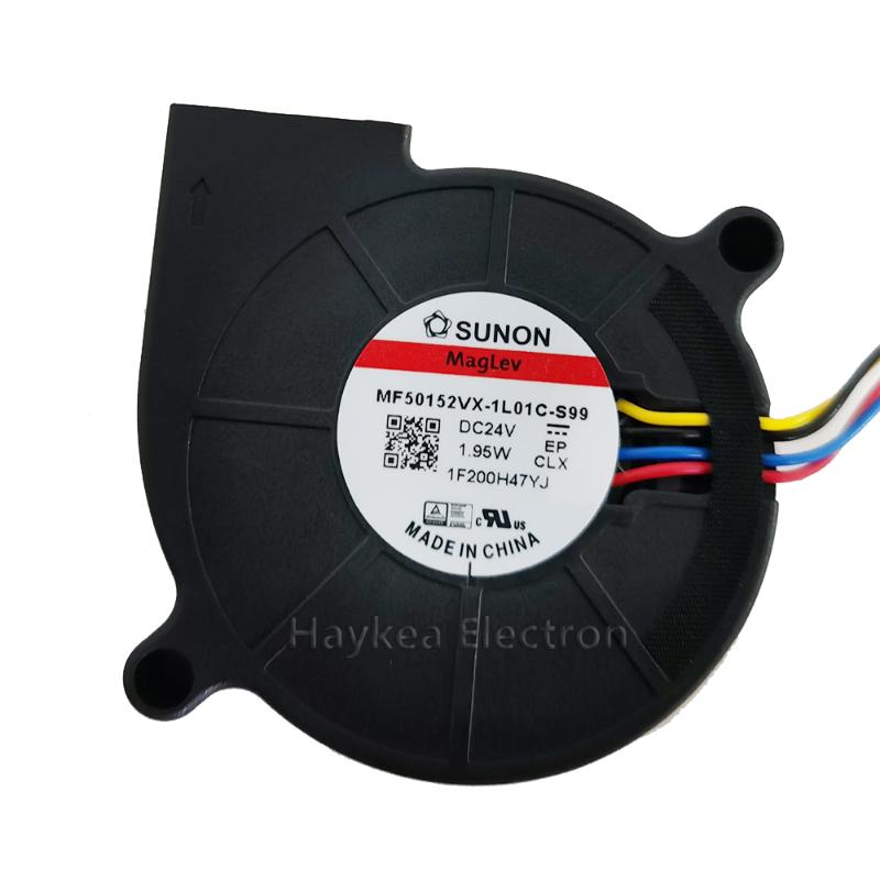 

50mm Blower New For Sunon MF50152VX-1L01C-Q99 MF50152VX-1L01C-s99 5015 DC 24v 1.95W PWM blower Cooling fan 50*50*15MM