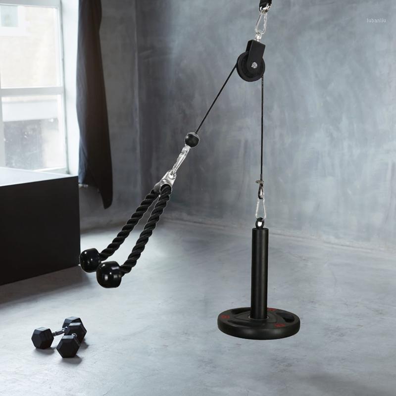 

Barbell Storage, Homemade Fitness Equipment, Household High Pull-down Training Equipment, Wire Rope Pulley Accessories1