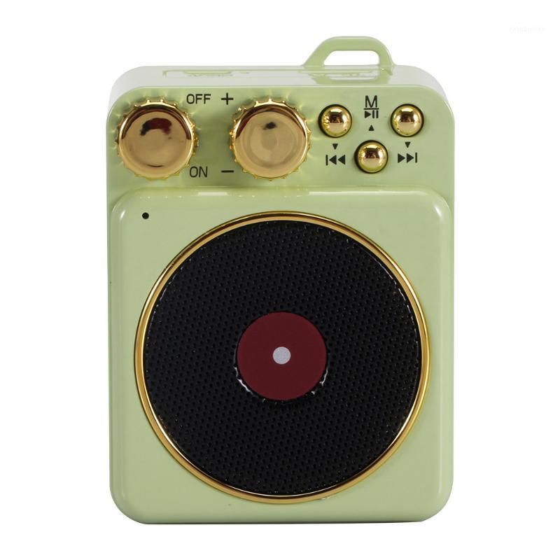 

Portable T10 Vintage Phonograph Sound TF Outdoor Wireless Bluetooth 4.2 Speakers For SmartPhone Simple And Fashion R04221