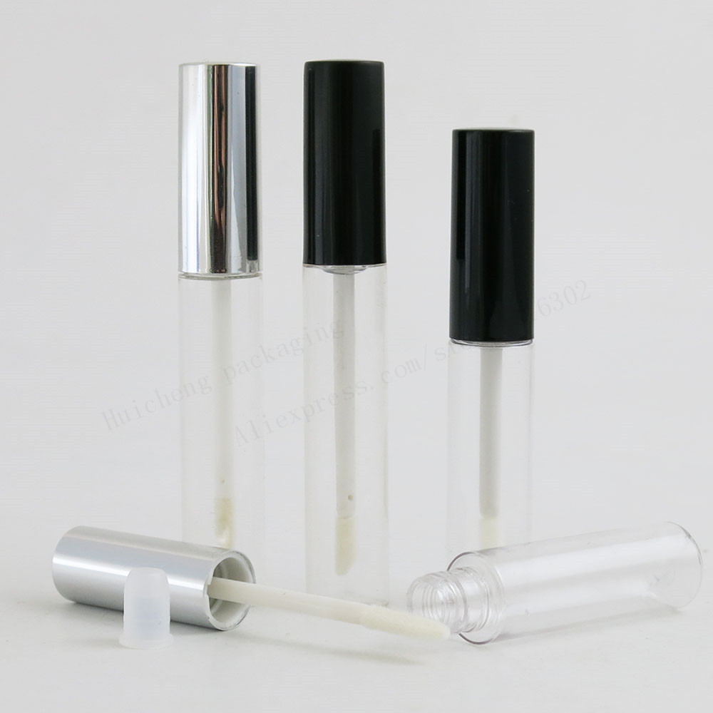 

100 x 8ml 10ml empty Lipstick tube Lip balm container bottle gloss tube/brush/cap