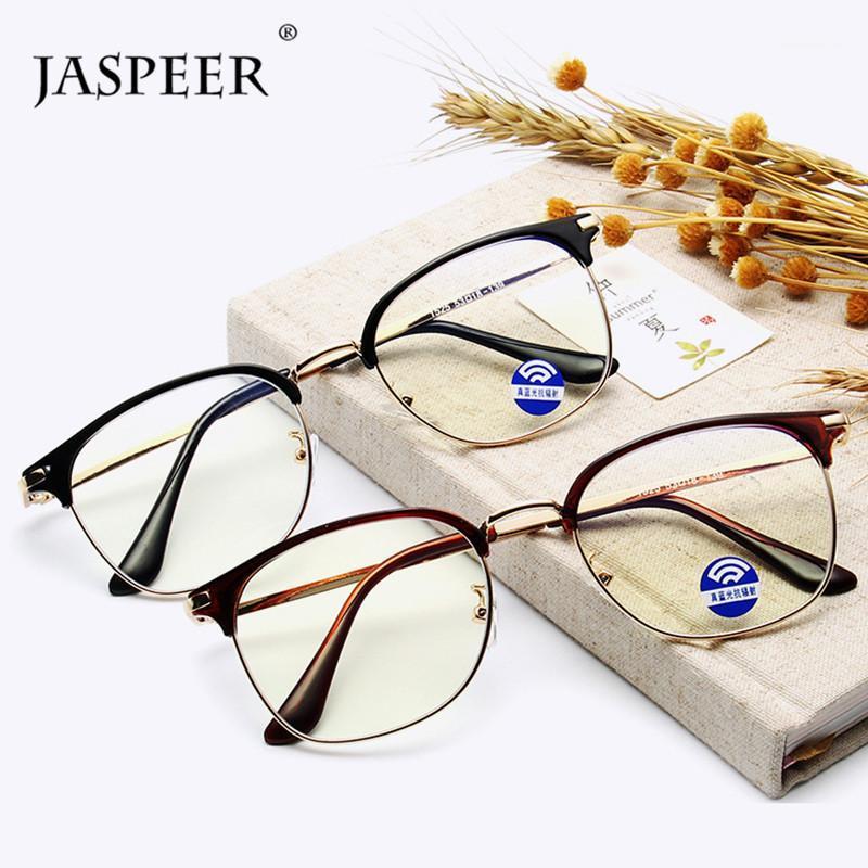 

JASPEER Men Blue Light Glasses Women Vintage Computer Glasses Gaming Goggles Eyewear Frame Retro Anti Blue Ray Eyeglasses1