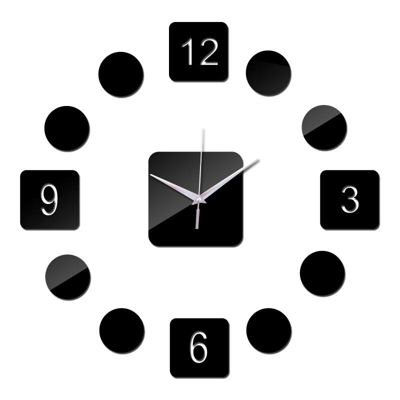 

Hot sale europe style diy wall clocks living room needle wall watches square-shaped dial still life clock