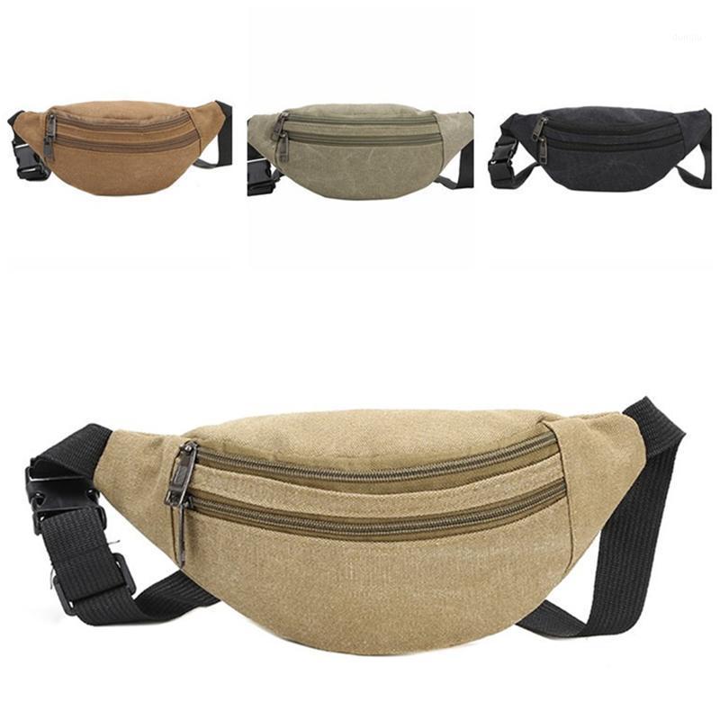 

Men Waist Pack Fashion Bag Casual Fanny Pack Phone Pouch Sports Belt Bag Women For Belt Canvas Hip Banana1, Khaki