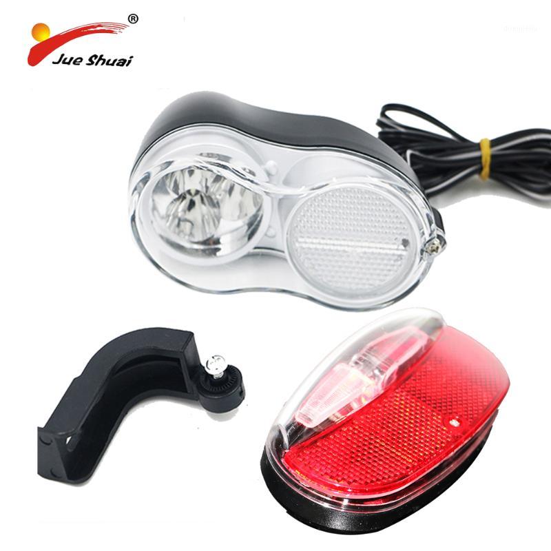 

JS Ebike Light 36V 48V Bike Horn LED Front Head Lights with Horn and Rear Light Brighting Headlight and Tail Lamp Waterproof1