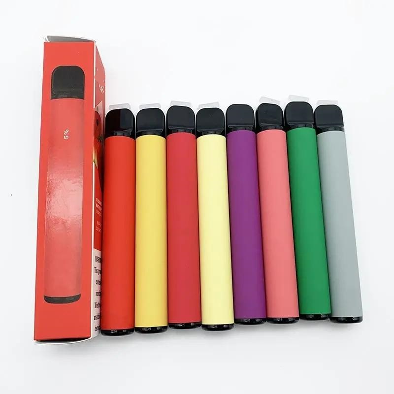 

PUFF Plus Disposable Vapes Pen Electronic Cigarette 800 Puffs Vape Device 550mah 3.2ml Pod All Colors 700pcs