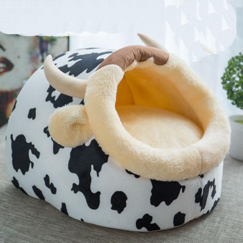 

High Quality Washable Foldable Cat House Warm Soft Cute Winter Pet Dog Cat Bed Kennel Nest For Small Medium Dogs, Sheep
