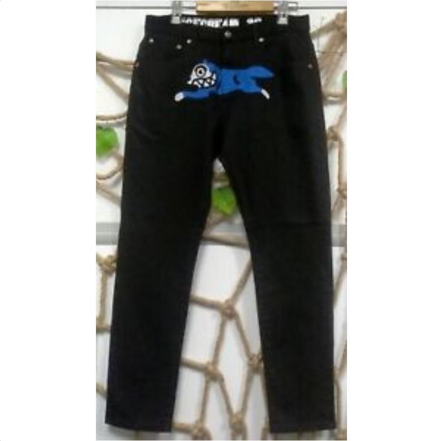 

BRAND NEW BBC ICE CREAM RUNNING DOG MEN'S EMBROIDERED JEANS SIZE 30/32/34/36/38, Pattern color