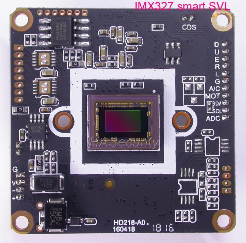 

Cameras Smart SVL AHD-H (1080P) 1/2.8" Sony STARVIS IMX327 CMOS Image Sensor + NVP2441 CCTV Camera Module PCB Board (support UTC)1