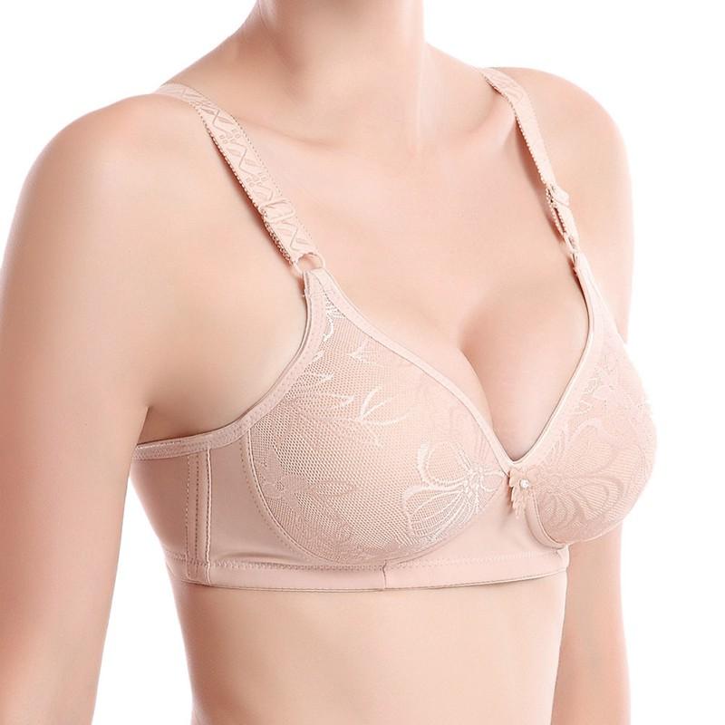 

three-breasted middle-aged Underwear Sports Fitness Bra Women Top Sport Yoga Bra Large Size No Steel Ring Thin Section Breat, Purple